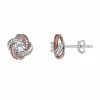 Promo โญ PRIMROSE Two Tone Sterling Silver Cubic Zirconia Love Knot Stud Earrings ๐ 2 Promo โญ PRIMROSE Two Tone Sterling Silver Cubic Zirconia Love Knot Stud Earrings ๐ -Valentine's Day Jewelry shop unnamed file 441