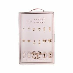 Flash Sale ๐ฅฐ LC Lauren Conrad Gold Tone Metal Heart And Arrow Nickel Free Earring Set โจ