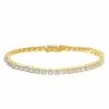 Deals 🌟 Unbranded Sterling Silver 1 Carat T.W. Diamond Tennis Bracelet Yellow ⌛ -Valentine's Day Jewelry shop unnamed file 5