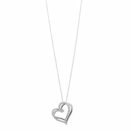 Coupon 😀 Unbranded 1/4 Carat T.W Diamond Heart Pendant Necklace Sterling Silver 🎁 3 Coupon 😀 Unbranded 1/4 Carat T.W Diamond Heart Pendant Necklace Sterling Silver 🎁