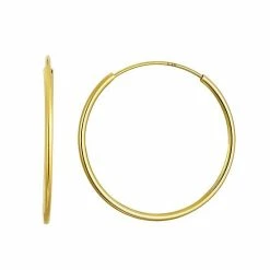 Brand new π Taylor Grace 10k Gold 20 Mm Endless Hoop Earrings β