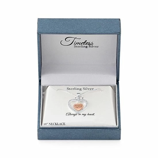 Flash Sale ๐ Timeless Sterling Silver Two Tone Crystal "Sisters" Heart Pendant ๐ฅ 4 Flash Sale ๐ Timeless Sterling Silver Two Tone Crystal "Sisters" Heart Pendant ๐ฅ - Image 2