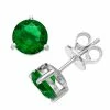 Coupon 🔔 RADIANT GEM Simulated Emerald Birthstone Stud Earrings 🎁