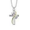 Promo ✨ Timeless Sterling Silver Cubic Zirconia Cross Faith Pendant ✔️ 1 Promo ✨ Timeless Sterling Silver Cubic Zirconia Cross Faith Pendant ✔️ -Valentine's Day Jewelry shop unnamed file 616