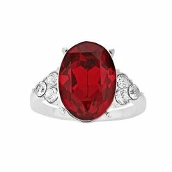Best reviews of β Brilliance Oval Red Crystal Ring π―