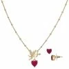 Buy 😍 Napier Gold Tone Be My Valentine Long Pendant Necklace ⌛ -Valentine's Day Jewelry shop unnamed file 639