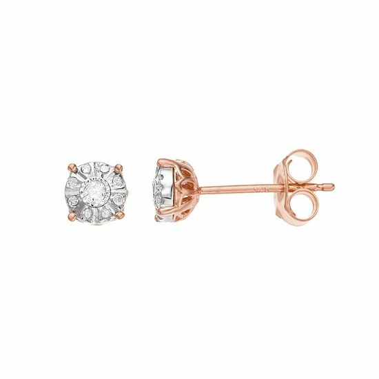 Best deal โจ Unbranded 1/10 Carat T.W. Diamond Composite Round Stud Earrings Rose Tone ๐คฉ 5 Best deal โจ Unbranded 1/10 Carat T.W. Diamond Composite Round Stud Earrings Rose Tone ๐คฉ - Image 3