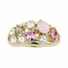 Flash Sale 👍 Brilliance Pink & White Crystal Cluster Ring 🌟 -Valentine's Day Jewelry shop unnamed file 645
