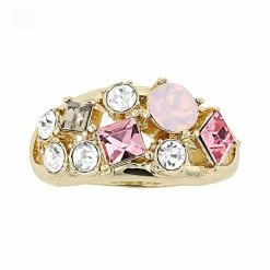Flash Sale 👍 Brilliance Pink & White Crystal Cluster Ring 🌟