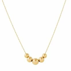 Coupon 🥰 Everlasting Gold 14k Gold Graduated Bead Necklace 😍