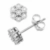 Budget 😉 Diamond Brilliance Sterling Silver 1/10 Carat T.W. Diamond Cluster Stud Earrings 💯 -Valentine's Day Jewelry shop unnamed file 714