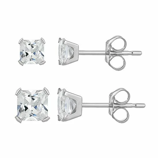 Flash Sale ๐ Taylor Grace 10k Gold 3 Mm & 4 Mm Square Cubic Zirconia Stud Earring Set ๐คฉ 4 Flash Sale ๐ Taylor Grace 10k Gold 3 Mm & 4 Mm Square Cubic Zirconia Stud Earring Set ๐คฉ - Image 2