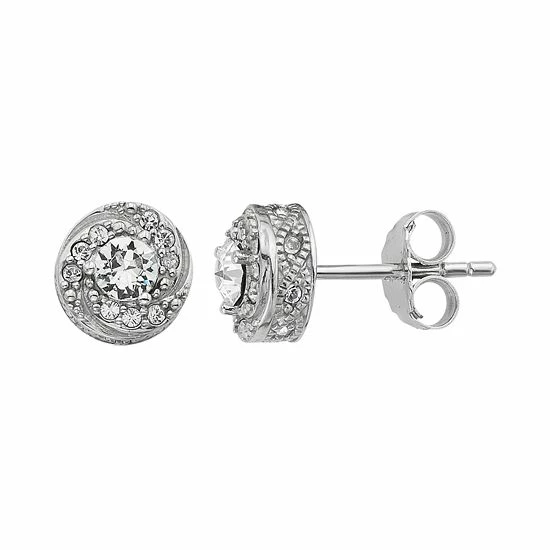 Cheap ๐ฅ Lovemark Diamond Splendor Sterling Silver Crystal & Diamond Accent Halo Stud Earrings ๐ 3 Cheap ๐ฅ Lovemark Diamond Splendor Sterling Silver Crystal & Diamond Accent Halo Stud Earrings ๐