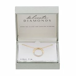 Discount π Delicate Diamonds Sterling Silver 1/10 Carat T.W. Diamond Circle Pendant Necklace π 9 Discount π Delicate Diamonds Sterling Silver 1/10 Carat T.W. Diamond Circle Pendant Necklace π -Valentine's Day Jewelry shop unnamed file 771