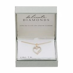 Cheapest ❤️ Delicate Diamonds Sterling Silver 1/10 Carat T.W. Diamond Open Heart Pendant Necklace 🥰 10 Cheapest ❤️ Delicate Diamonds Sterling Silver 1/10 Carat T.W. Diamond Open Heart Pendant Necklace 🥰 -Valentine's Day Jewelry shop unnamed file 779
