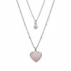 Brand new 🔔 LC Lauren Conrad Silver Tone Multistrand Heart Pendant Necklace 🤩 -Valentine's Day Jewelry shop unnamed file 805