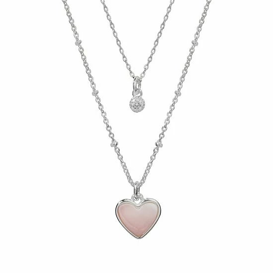 Brand new 🔔 LC Lauren Conrad Silver Tone Multistrand Heart Pendant Necklace 🤩 3 Brand new 🔔 LC Lauren Conrad Silver Tone Multistrand Heart Pendant Necklace 🤩