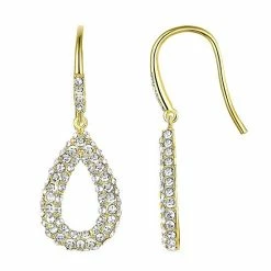 Top 10 💯 Chrystina Crystal Teardrop Dangle Earrings 🔥