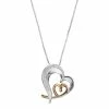 Deals 🔥 Timeless Sterling Silver Two Tone Cubic Zirconia "Grandma" Heart Pendant 🧨 -Valentine's Day Jewelry shop unnamed file 857