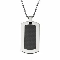 Coupon 🤩 Titanium & Carbon Fiber 🐕 Dog Tag - Men ❤️