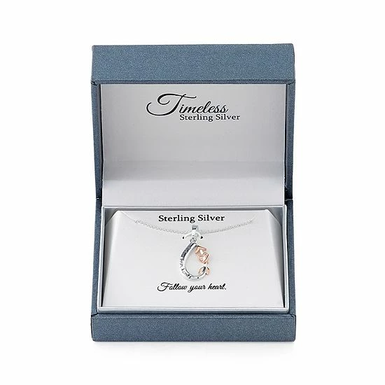 Buy ๐ Timeless Sterling Silver Two Tone "Follow Your Heart" Pendant Necklace ๐ 4 Buy ๐ Timeless Sterling Silver Two Tone "Follow Your Heart" Pendant Necklace ๐ - Image 2