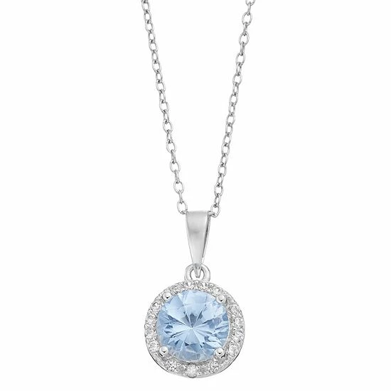 Best deal ๐ฅฐ RADIANT GEM Simulated Aquamarine & Diamond Accent Birthstone Pendant Necklace ๐ 3 Best deal ๐ฅฐ RADIANT GEM Simulated Aquamarine & Diamond Accent Birthstone Pendant Necklace ๐