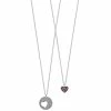 Brand new 🤩 FAO Schwarz Fine Silver Heart Pendant Necklace Set ✔️