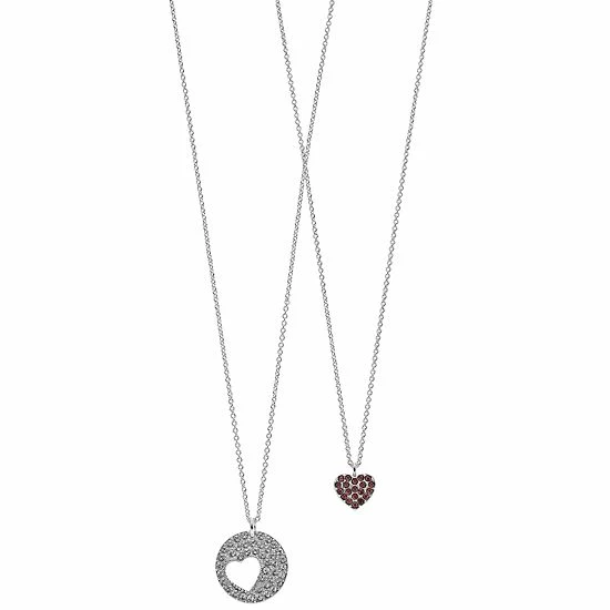 Brand new π€© FAO Schwarz Fine Silver Heart Pendant Necklace Set βοΈ 3 Brand new π€© FAO Schwarz Fine Silver Heart Pendant Necklace Set βοΈ