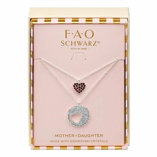 Brand new π€© FAO Schwarz Fine Silver Heart Pendant Necklace Set βοΈ 4 Brand new π€© FAO Schwarz Fine Silver Heart Pendant Necklace Set βοΈ - Image 2