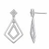 Cheapest 😀 Chrystina Crystal Open Kite Dangle Earrings 🧨