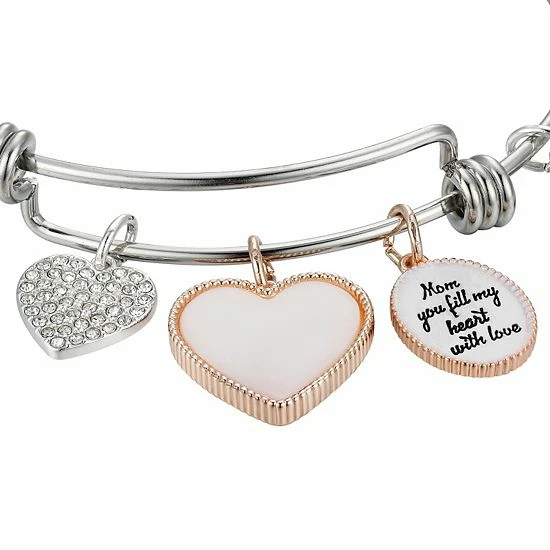 Best deal ๐ Love This Life "Mom You Fill My Heart With Love" Bangle Bracelet ๐ 4 Best deal ๐ Love This Life "Mom You Fill My Heart With Love" Bangle Bracelet ๐ - Image 2