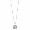 New 🎉 Unbranded 1/4 Carat T.W Diamond Cushion Pendant Necklace Sterling Silver 👏 -Valentine's Day Jewelry shop unnamed file 93