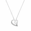New 🛒 PRIMROSE Sterling Silver Cubic Zirconia Open Heart Pendant Necklace 🔥 -Valentine's Day Jewelry shop unnamed file 957