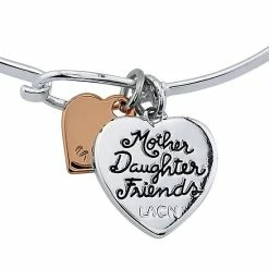 Cheapest 💯 Brilliance Two-Tone Crystal Hearts Charm Bangle Bracelet ✔️ -Valentine's Day Jewelry shop unnamed file 968